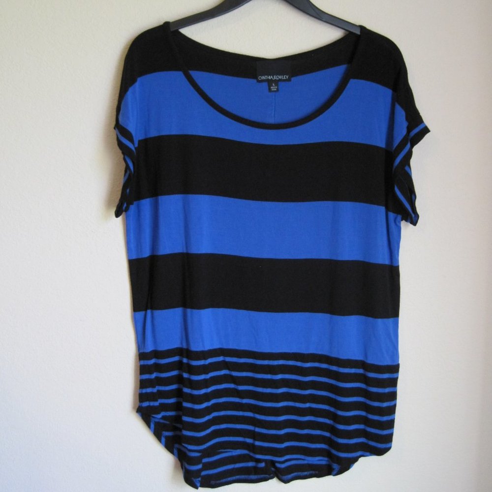 Cynthia Rowley striped top sz L